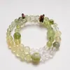Pulsera de Cristal Blanco Sonido Claro Rocío de Bambú para Mujer, Moderna y de Alta Gama, Mejora la Tez, Venta al por Mayor