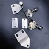 Soporte de Puerta Plegable Ajustable Pieza Triangular Tope de Puerta Plegable Tipo Engrosado Soporte de Puerta Magnético Accesorios de Perfil de Aluminio Industrial 3040