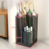 Suporte de guarda-chuva para casa prateleira de guarda-chuva de porta recipiente para guarda-chuva porta de entrada recipiente para guarda-chuva com dreno suporte de guarda-chuva doméstico