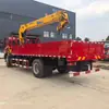 Grúa Montada en Camión Dongfeng Dv3 de un Eje Xcmg Serie g de 8 Toneladas Cabina Sencilla Caja de Carga de 6.1m Grúa Montada en Camión de 8 Toneladas Garantía Nacional