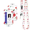 Portatarjetas de Identificación Multifuncional, Estuche de Almacenamiento de Insignias Estilo Ins Transfronterizo con Cordón, Clip de Metal, Cubierta Retráctil Duradera Resistente a los Arañazos
