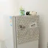 Capa de proteção contra poeira para geladeira moderna simples doméstica de porta simples e dupla, capa para máquina de lavar de tambor, toalha, capa para mesa de cabeceira, pano de tecido