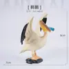Juguete Sólido de Pájaro Artificial Modelo Animal Loro Búho Flamenco Set de Pájaros Regalo Cognitivo para Niños