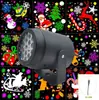 Proyector de Luz Navideño Mini Patrón Nieve Cruzada con Copos de Nieve Giratorios de Colores para Decoración de Árbol de Navidad y Ambiente