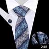 Conjunto de Pañuelo y Corbata de Moda para Hombre Accesorios para Banquete de Negocios Ropa Formal Corbata Negra Borgoña Venta Caliente Transfronteriza