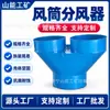 CZFF-1000 Divisor de Aire de Mina Convertidor de Conducto de Aire de Hierro de Tres Vías Dispositivo de Conmutación Automática de Divisor de Doble Ventilador