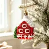 Bastonetes de Doce de Natal, Pirulitos, Botas do Papai Noel, Luvas, Trem, Chapéus de Natal, Boneco de Neve, Decorações de Árvore de Natal em Formato de Alienígena