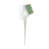 Nova ferramenta de coloração de cabelo com glitter silicone sem fiapos base antiderrapante tigela de coloração pente de coloração de cabelo pontudo alongado para colorir e varrer