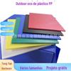 Caixa de rotatividade de design sem cor forrada com placa oca de plástico PP placa wantong outdoor almofada de bagagem caixa de plástico