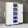 Gabinete de Ferramentas Pesado para Fábricas e Oficinas de Reparo Automotivo, Carrinho de Ferramentas Móvel com Gavetas, Armário de Armazenamento de Ferramentas com Ferragens Espessadas