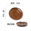 Mesa Japonesa Vajilla Escalera Mariscos Madera Maciza Plato Pequeño Posavasos Café Japonés Vinagre Mesa Té Creativo Comercial Hotel