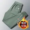 Pantalones Casuales Gruesos con Forro de Polar Transfronterizos para Hombre, Pantalones Largos de Pana Modernos Versátiles, Pantalones Casuales de Moda Holgados Estilo Coreano para Hombre