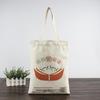 Promoção de Presentes de Leitura Bolsa de Lona Portátil Estampa Colorida Criativa Bolsa de Algodão Bolsa Tote de Lona para Publicidade de Compras Personalização