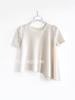 Novas Blusas Casuais de Moda com Pregas de Qualidade para Armário Feminino Estilo Japonês e Coreano Camisetas Assimétricas com Efeito Emagrecedor Manga Curta