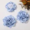 Versión coreana del nuevo color sólido plisado flor grande flor de malla diy hecho a mano Joker pasador accesorios para el cabello accesorios para la ropa venta al por mayor