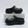 Novas Crocs Femininas com Plataforma para Aumentar a Altura, Verão 2026, Novo Estilo, Fechadas, para Exterior, Praia, Sandálias EVA Antiderrapantes