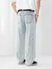 Maple House Moda Masculina / Nova Coleção Primavera Jeans Masculino Americano High Street Solto Lavagem Stone Straight