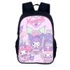 Mochila Escolar para Estudiantes kuroml Transfronteriza kuroml Mochila Escolar para Estudiantes de Dibujos Animados Lindos Mochila de 16 pulgadas Soporte para Cabello