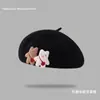 Boina Infantil para Niñas, Nueva Elegante Boina para Niña Otoño/Invierno 2026, Gorro de Felpa para Bebé Primavera/Otoño