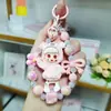 Bubble Mart Miçangas Dopamina Sudadora Fofa Boneca Menina Pingente de Bolsa Cordão de Celular Chaveiro Pingente