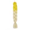 Nueva versión de trenza grande [doble color] Trenza africana sucia peluca trenza cola de caballo fibra química seda de alta temperatura color trenza grande