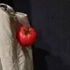 Tomate Pendente para Carro Interior de Carro Espelho Retrovisor Pingente Pingente Criativo para Alívio de Estresse Tomate Pingente para Mochila de Volta às Aulas