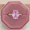 Regalo de Festival de Primavera Transfronterizo Europeo y Americano de Gama Alta Elegante Exquisito Simple Versátil Anillo Grande de Circonita Anillo R4588