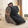 2026 Novo Modelo Comércio Exterior Transfronteiriço Tafetá Lã de Cordeiro Jacquard Colcha de Inverno Espessa Dormitório Cama de Solteiro e Casal Núcleo de Colcha Atacado