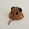 Sombrero de Bebé Primavera y Otoño Bebé Lindo Panda Sombrero de Pescador Súper Lindo Invierno Niños y Niñas Sombrero de Cubeta Protección para los Oídos a Prueba de Viento