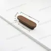 Manija de Madera Maciza Estilo Nuevo Chino Nórdico para Armario de Sala de Estar y Zapatero, Manija en T de Nogal Importado para Cajón de Dormitorio