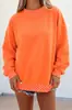 Otoño/Invierno 2026 Transfronterizo Amazon Holgado Cuello Redondo Manga Larga Vintage Retazos Sudadera con Estampado de Letras Abrigo de Otoño para Mujer