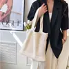 Bolso de Punto Simple y Versátil, Bolso de Mano, Bolso de Hombro de Alta Gama para Mujer, Bolso Tejido, Bolso Calado, Bolso Tote de Gran Capacidad