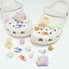 Perla de Resina Iridiscente Agujero Flor de Zapato 3D Accesorios Flor Estrella de Mar Concha DIY Hebilla de Zapato Desmontable Venta al por Mayor