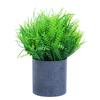Plantas Verdes Simuladas, Plantas de Eucalipto en Maceta, Plantas en Maceta de Flores Falsas, Adornos de Decoración para el Hogar, Flores de Mano, Plantas Simuladas