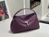 Bolso de mano de cuero de grano superior de comercio exterior, diseño de nicho coreano, bolso tote, bolso de hombro para el trabajo, bolso cruzado, bolso de mano pequeño, bolso de cuero genuino para mujer