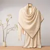 Novo Estilo 2026 Cachecol de Tricô de Caxemira da Mongólia Interior para Mulheres, Cachecol Quente de Inverno, Cachecol para Escritório, Cachecol de Vovó, Personalização de Fábrica