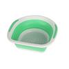Venta Directa de Fábrica de Tazón Plegable de Grado Alimenticio para Frutas y Verduras, Cesta para Lavar en la Cocina, Cesta Multifuncional para Escurrir y Almacenar