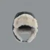Sombrero Lei Feng Cálido Impermeable de Cuero para Adulto para Hombre para Exterior Motocicleta Esquí Forrado de Vellón Sombrero de Aviador Sombrero para Protección de Oídos de Mujer
