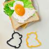 Molde de silicona para huevos fritos al por mayor, diseño de mariposa de dibujos animados, antiadherente, para tortilla de huevos escalfados, molde DIY, modelo de huevo frito