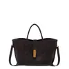 2025 Bolso Retro para Mujer de Gran Capacidad Nuevo Cierre Simple Bolso de Hombro Cruzado Bolso de Mensajero Casual para Ropa de Trabajo Bolso Tote
