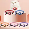 Fábrica Adecuado para Collar de Gato Apple Airtag, Cubierta Protectora de Silicona de Posicionamiento Anti-Pérdida, Collar para Cuello de Gato de Rastreo para Mascotas