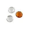 Superfície de Malha Redonda de 31,5 mm Não Porosa Fundo Plano Strass Acrílico Acessórios para Joias DIY, Amostras Disponíveis para Teste
