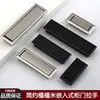 Manijas para Gabinetes con Cajones de Tatami con Manijas de Muebles Negras y Doradas Invisibles Integradas, Manijas Pequeñas para Gabinete de Almacenamiento con Tapa abatible