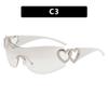 Gafas de sol vintage de Europa y Estados Unidos 2023 nuevas Y2K red hot girl foto gafas de sol gafas de sol con protección UV para mujer