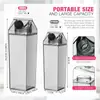 Estilo Ins Creativo Forma Cuadrada de Caja de Leche Taza de Agua Coreana Transfronteriza Más Vendido Taza Casual Familiar para Leche