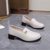 Zapatos de Dedos para Madre al por Mayor, Zapatos de Protección Laboral de Plástico de Caña Media para Primavera y Otoño, Zapatos de Mujer con Tacón de Cuña, Zapatos Casuales Transpirables para Mujer