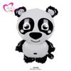 Globo de aluminio con forma de animal, diseño de león, elefante, panda, cocodrilo, zorro, pingüino, para decoración de fiestas.