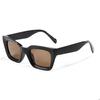 Nuevas Gafas de Sol Retro Europeas y Americanas Transfronterizas con Montura Oblicua Caja Anti-UV para Deportes de Montar Hombres y Mujeres Gafas de Sol Polarizadas TR
