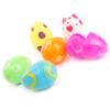 Huevos de Pascua Huevos Abiertos Gashapon Plástico Paquete de 12 DIY Juguete Hecho a Mano para Niños Dulce Huevos Pintados