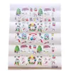 Populares Pegatinas de Uñas Navideñas en Relieve 5D Árbol de Navidad Lindo Caramelo Estrellas Pegatinas Planas de Concha para Uñas al por Mayor